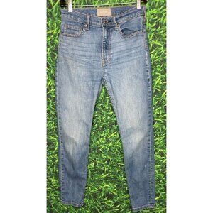 Everlane Women's Size 27 Ankle High Rise Medium Wash Denim Blue Jeans